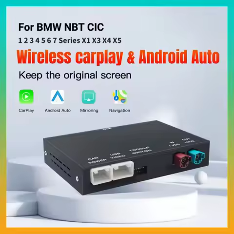 Wireless CarPlay Android Auto for BMW NBT CIC System 1 2 3 4 5 6 7 Series X1 X3 X4 X5 X6 MINI E60 E8