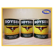 ❃BOYSEN PAINT FLATWALL ENAMEL WHITE 1LTR