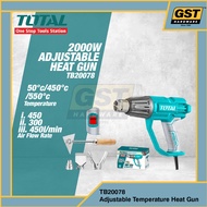Total Heat Gun Blower 2000W TB20078 Hot Air Gun Blower Hot Gun Blower Blow Gun Heat Air Gun Dryer Ai