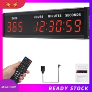 [ap4l43.] Large LED Digital Countdown Clock, 999 Days Timer, Count Up/Down Function for Christmas Ca