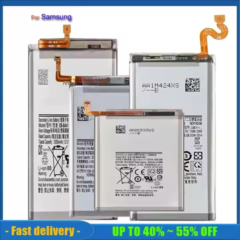 Phone Battery For Samsung Galaxy Note 10 9 8 7 6 5 4 3 2 Plus Edge/S2 S3 S4 S5 mini S6 S7 Edge S8 S9