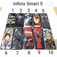 Case Soft Hitam Infinix Smart 5 Motif Superhero Case Infinix Smart5