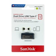 SanDisk - Ultra Dual 32GB 雙用USB手指 USB/ USB Type-C 隨身碟 手機電腦雙用手指 (SDDDC2-032G)