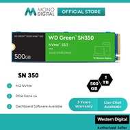 Western Digital WD Green SN350 NVMe Internal Solid State Drive SSD - M.2 2280 / PCIe Gen 4x4 (500GB / 1TB)