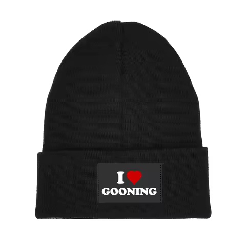 Funny I Love Gooning Beanies Knitted Caps Unisex Winter Hats Warm Cap Skullies Hat MZ-080