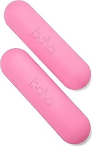 Bala Bars Dumbbell Set for Women & Men, 3lb Dumbbells - Set of 2 Bars Designed for Walking, Strength