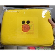 Official Line Friends Tas Bag Laptop Sleeve Brown Bear / Sally 13 Inch