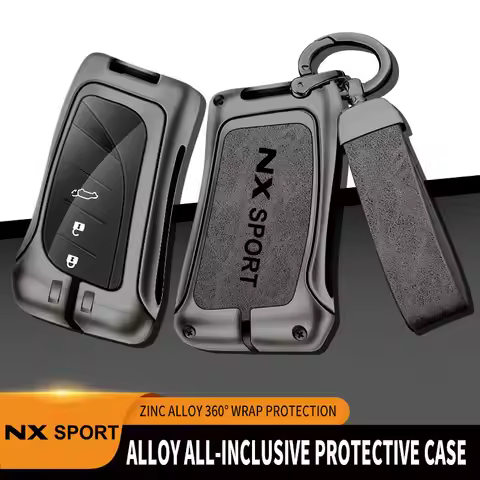 For Lexus NX Remote Protector Zinc Alloy Car Key Holder NX350h NX260 NX200 NX300h Lexus Key Case Car