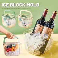 Ice Cube Transparent Container Bucket Cooling Tool Box make ice homemade large ice tray ice mold ice cube box