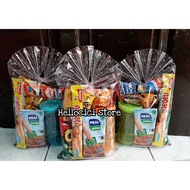 SNACK PARCEL + LEMONY BOTTLE BIRTHDAY PACKAGING