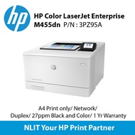 HP Color LaserJet Enterprise M455dn Printer, Print A4, Duplex, Network, 27ppm (3PZ95A)