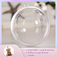 Transparent Acrylic Ball Hanging Decoration Ball Cake Topper Decoration 8cm/10cm