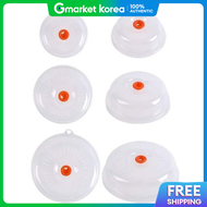 Multi-Purpose Foldable Microwave Food Cover 3-Piece Set Food Splatter Prevention