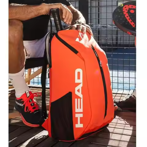 Original HEAD Tennis Bag TOUR Series Tennis Racket Bag WIth Shoe Bag Racquet Tennis Backpack Badmint