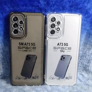 Soft Case Space Clear Black Original Samsung A73 5G Casing Handphone Samsung