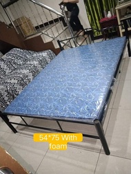 Single bed with uratex foam 4 inch family size / cash on delivery only !!!