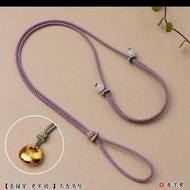 Semi-finished Product Pendant Straight String Special Lanyard Gold Jade Pendant Gold Lock Necklace P
