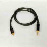 Canare standard audio cable 75cm jack 3.5mm aux stereo male to Rca Nakamici