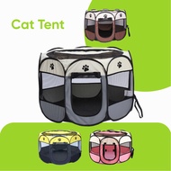Cat Tent Rumah Kucing Cat House Portable Folding Outdoor Travel Pet Tent Dog Tent