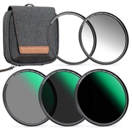 【genuine goods】K&F Concept 95mm Magnetic Adapter Ring + GND8 + ND8 + ND64 + ND1000 5-Piece Set ND Fi
