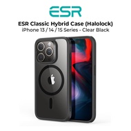 ESR เคสไฮบริดแมกเซฟแบบคลาสสิกเคสโทรศัพท์ (HaloLock) เคสสามารถใส่ได้กับ iPhone 15ชิ้น/iPhone 15 Plus/เคส iPhone 15 Pro/iPhone 15 Pro Max เคส/iPhone 14/เคส iPhone 13