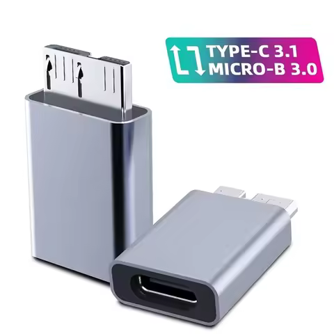 Micro B Male To USB Type C 3.0 Female Adapter Type C Super Speed For For Phone Tablet Laptop Daily A