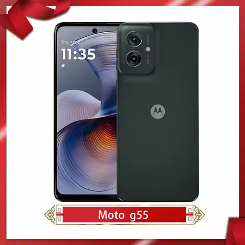 Global ROM Original Lenovo Moto G55 5G Mobile Phone MTK Dimensity7025 6.5inch LCD 120Hz 2400X1080P 5