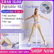 【✅2025 NEW 5 in 1】2026 Premium Portable Ski Machine Pilates Board Home Leg Exercise/Slimming Fitness