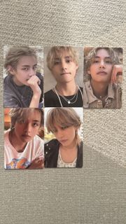 BTS V Taehyung ‘LAYOVER’ Photocard 小卡