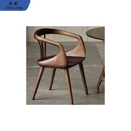 Armrest Modern Nordic Leisure Chair Designer With Study Simple Space Capsule Household Solid Wood Ba