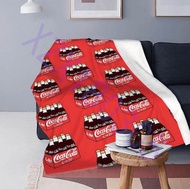 Coca Art Cola Cool CokeS xzx180305 Throw Blanket Fuzzy Warm Throws For Winter Bedding 3D Printing Soft Micro Fleece Blanket 02
