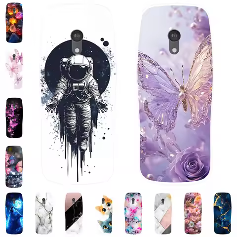 For Nokia 105 4G 2023 Case Transparent Soft Silicone Cases for Nokia 3210 Nokia105 4G 2021 Nokia105 