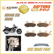 KEEWAY DISC BRAKE PADS DORADO 250 SOUND GOLD QUALITY