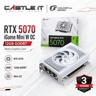 COLORFUL iGame GeForce RTX 5070 Mini W OC 12GB-V White GDDR7 Graphics Card