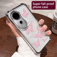เคส Vivo V40 V30 V27 Pro เคส Vivo V40 V30 V29 V27 V23 Y36 5G เคส Vivo V25 Pro 5G เคสผีเสื้อเงากันกระ