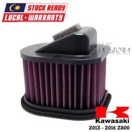 AIR FILTER Air Cleaner Kawasaki Z800 13-16 / Z750 04-12 / Z1000 03-09 Exciter Performance Washable