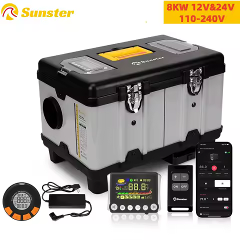 8KW TB10PRO Diesel Auxiliary Heater 110-220V AC 12/24V DC With High-Altitude Mode & Ventilation Mode