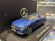 吉華科技＠ 1/43 原廠 Mercedes-Benz C-Klasse 藍色