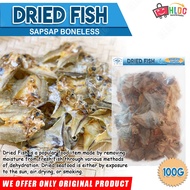 Dried Fish Sapsap Boneless 100g / 200g Dried Sapsap / Gourmet Dried Fish / Sun-Dried / Crispy Sapsap