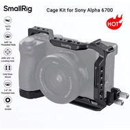 SmallRig A6700 Cage Kit for Sony Alpha 6700 Built-in Quick Release Plate for Arca with Cable Clamp f