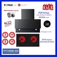 FOTILE JQG9055-i Chimney Hood + FOTILE EEG75201 Vitro Ceramic Hob