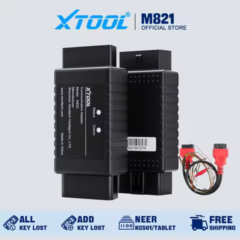 XTOOL M821 M822 Adapter for Mercedes-Benz All Key Lost Need Work with Key Programmer KC501, Applicab