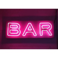 Custom acrylic - BAR - decoration - neon flex acrylic