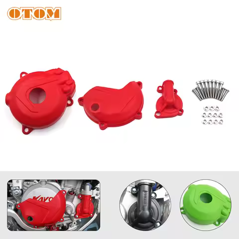 OTOM Motorcycle Magneto Engine Clutch Water Pump Protective Cover For ZONGSHEN NC250 250CC KAYO K6 B