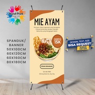 SPANDUK BANNER Mie Ayam Bakso Mie Pangsit Request Desain
