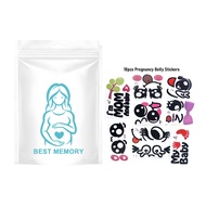 AMZ Pregnancy Belly Stickers Gestational Week Stickers Clearly Mark Gestational Weeks Record Baby Gr