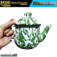Teko Blirik Enamel Jadul Antik 600ML - Teko Jadul - Teko Enamel - Teko Blurik - Teko Lurik - Teko -