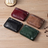 Dompet Koin Kulit Lembut MFL7 New Retro Dompet Koin Kulit Lembut Anti Magnet Dompet Koin Kapasiti Be