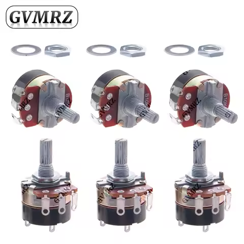2PCS/5PCS WH138 Potentiometer Variable Resistor 5K 10K VR Resistance Length of 20 cm 20K 50K 100K 25