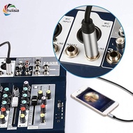 [chulisia] 1/4 Inch TS to 3.5mm TRS Cable, Heavy Duty Copper Shell 6.35mm 1/4 Inch Male to